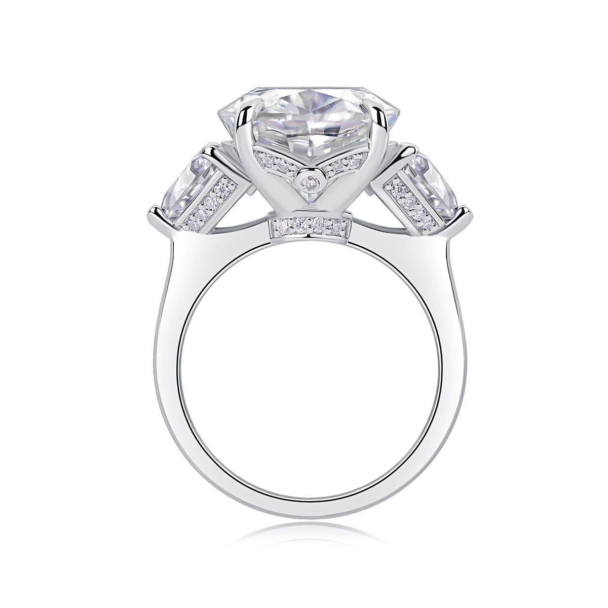Soul Resonance Moissanite S925 Sterling Silver Jewelry Set Diamond