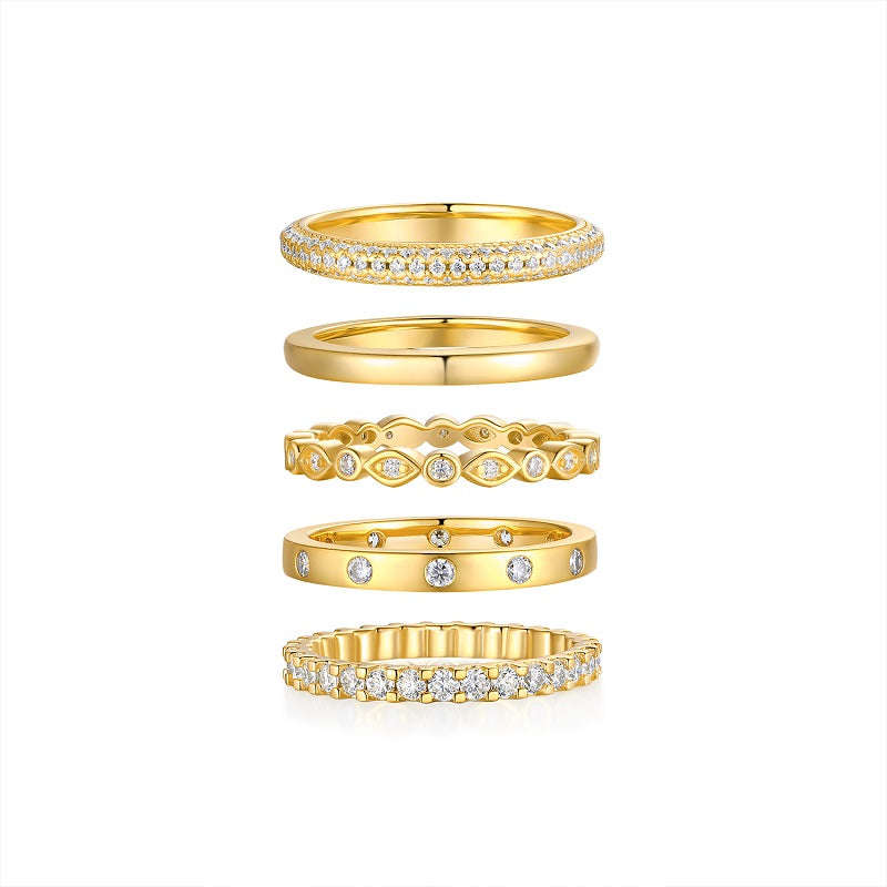 Gold Ring - A Fashionable Men's And Women's Ring And Jewelry Piece Set Secondary image