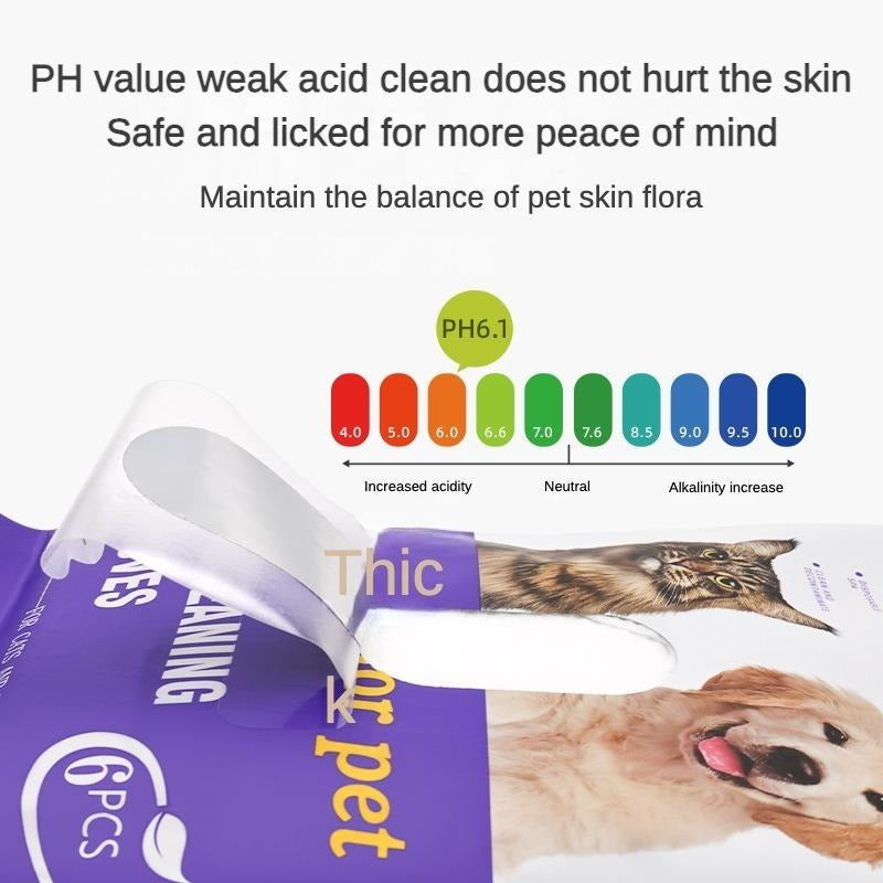 PET Cleaning Deodorizing Bathing Wipes For Dogs And Cats Nourish Fur