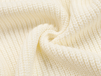 Women's Oversized Faux Cashmere Cardigan Sweater Gold Trim Clashing Button Knit Fashion Sweater Spring And Autumn Casual Fashion Cardigan Jacket fabric close-up