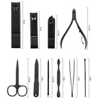 18-Piece Nail Clippers Trimming Tool Set Manicure Kit Pedicure