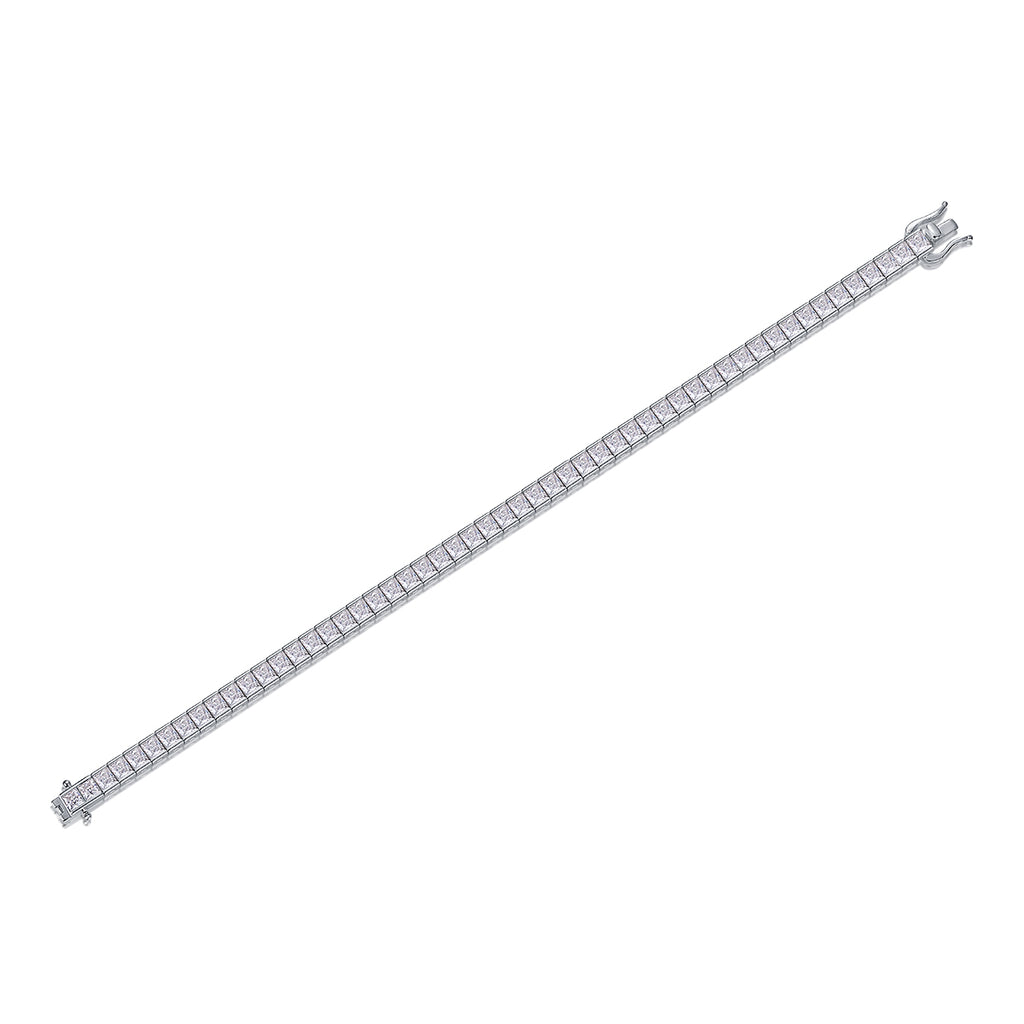 Time Tunnel Luxury Fashion Mosan Diamond S925 Silver Necklace