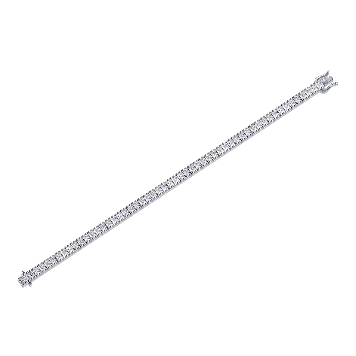 Time Tunnel Luxury Fashion Mosan Diamond S925 Silver Necklace
