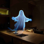 3D Hologram Fan Naked-eye Projector Holiday Gifts, Holiday Lighting, Party Lighting