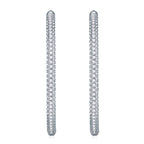 Light Coco Luxury Fashion Diamond Earrings Stud | Mosan Diamond Silver Ornaments