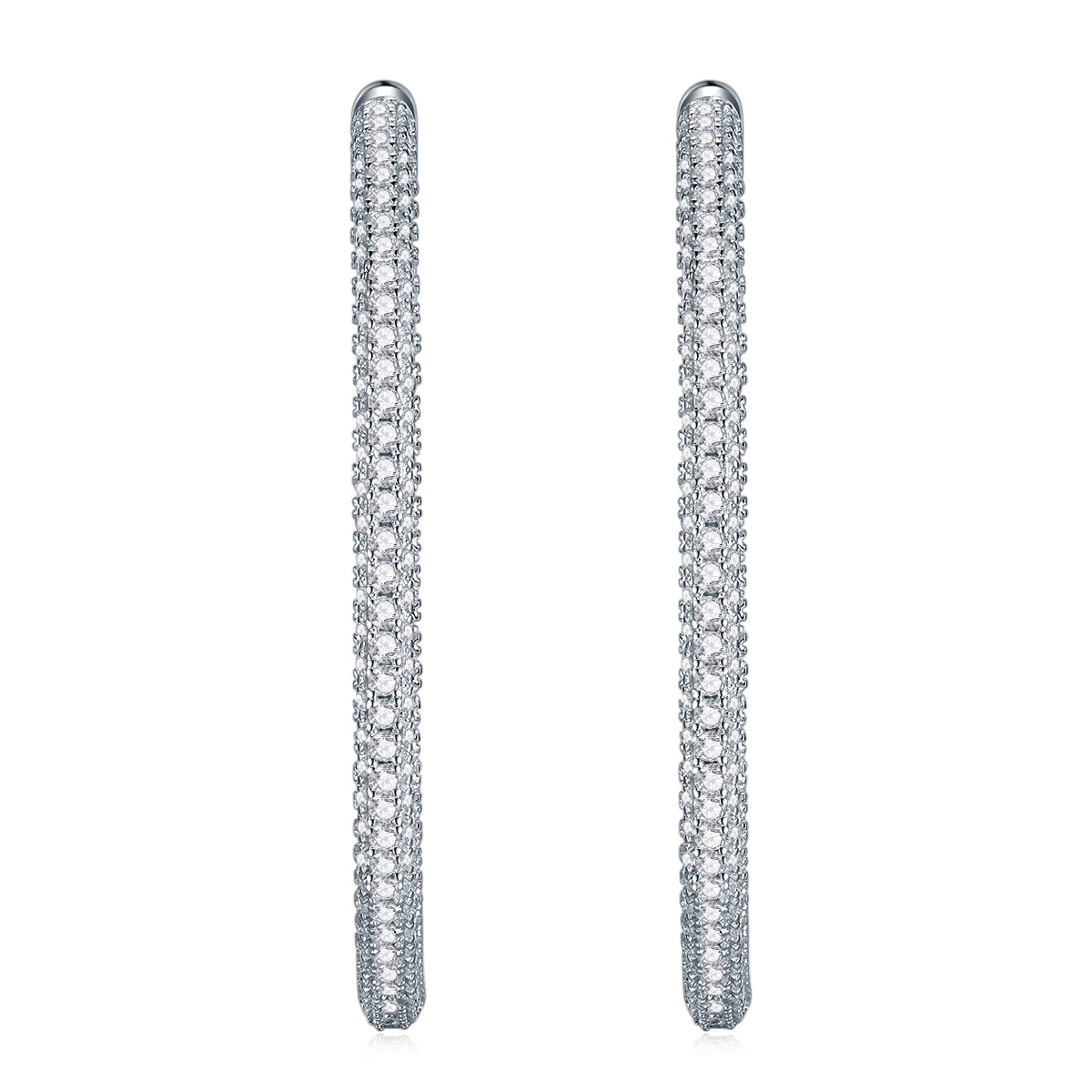 Light Coco Luxury Fashion Diamond Earrings Stud | Mosan Diamond Silver Ornaments