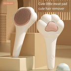 Pet Massage Hair Removal Comb Paw Shaped Grooming Brush For Dogs