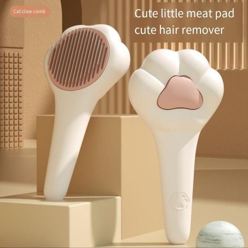 Pet Massage Hair Removal Comb Paw Shaped Grooming Brush For Dogs