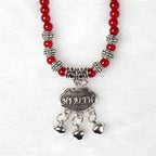Red Agate Beaded Good Lock Bracelet Amulet For Daily Energy