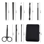 18-Piece Nail Clippers Trimming Tool Set Manicure Kit Pedicure