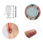 Silicone Earrings Back Plug Soft Transparent Hypoallergenic For Stud