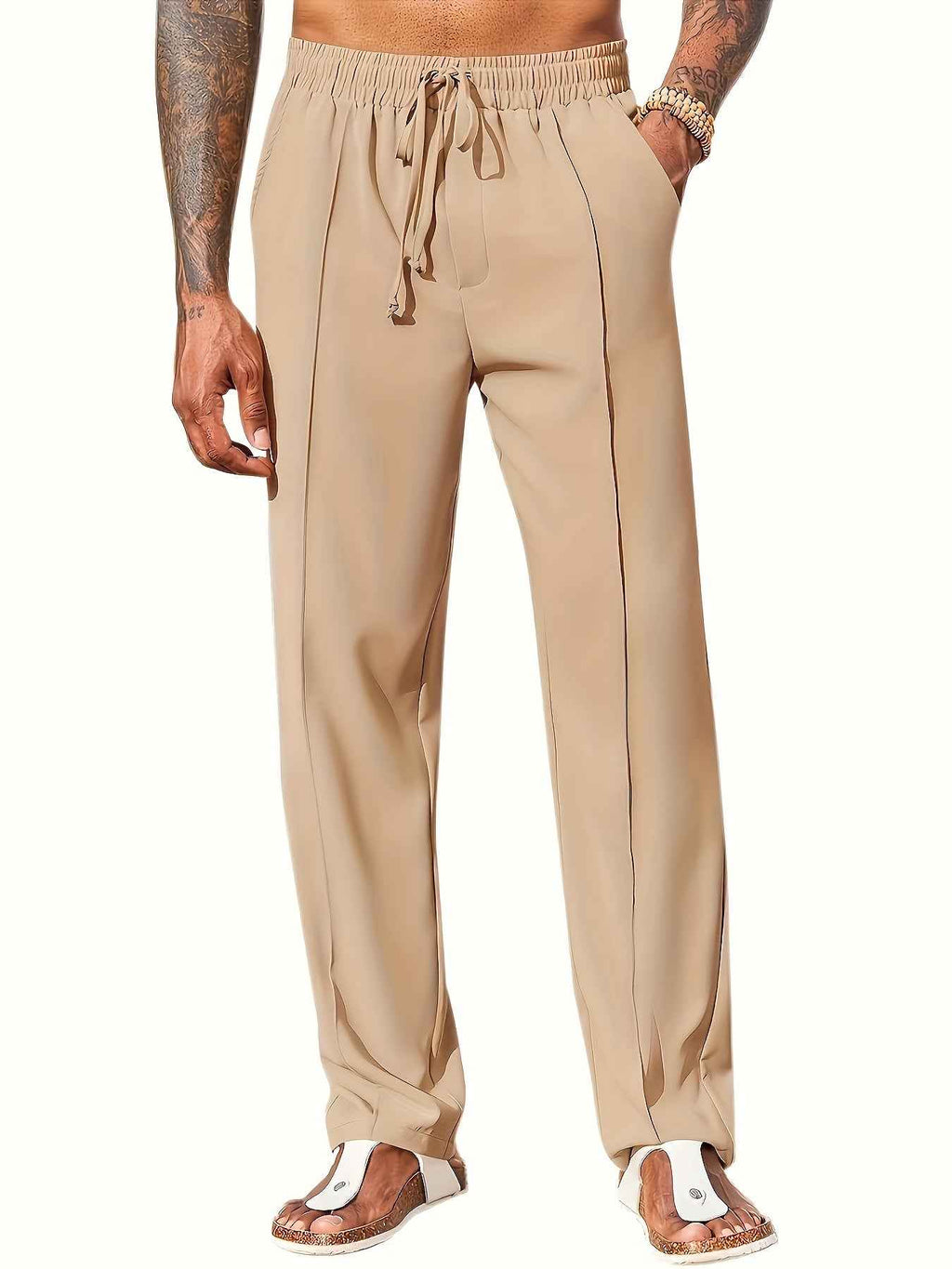 Casual Pants, Trendy And Fashionable Casual Pants, Men's Pants, Men's Pants, Long Pants, Straight Pants, Corduroy Casual Pants, Tight-fitting Casual Pants, Anti-wrinkle Casual Pants, 9-inch Pants, Men