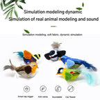 Cute Bird Design Cat Teaser Toy Interactive Parrot Mimic Catnip