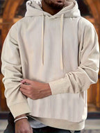 Jacquard Round Neck Hoodie for Men and Women
