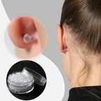 Silicone Earrings Back Plug Soft Transparent Hypoallergenic For Stud