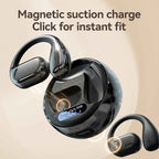 Fall Open - Ear Weireless Earphone, Lightweight Earphone With Charging Case, Noice Cancelling Bluetooth - CompatibleStereo Earbuds For Sports, Gaming, Calling, Busines