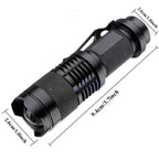 UV Ultra Violet Flashlight Handheld Blacklight Small Flashlight 395nm Mini Light Inspection Lamp Pen Torch Detector For Dog Pet Urine Stains, Bed Bugs And Scorpions