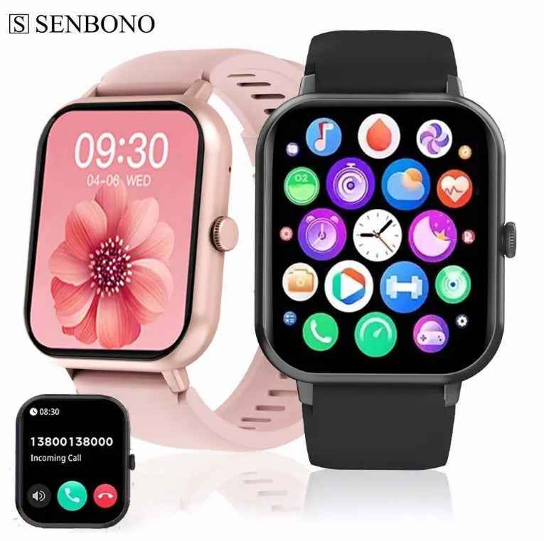 ZL54CJ Square Smartwatch Women BT Call Heart Rate Sport Mode Fitness Tracker Waterproof Smart Watch Men For IOS Android Main image