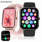 ZL54CJ Square Smartwatch Women BT Call Heart Rate Sport Mode Fitness Tracker Waterproof Smart Watch Men For IOS Android
