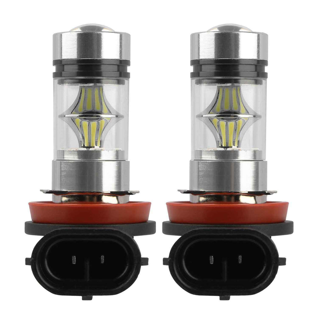 H8 H9 H11 LED Fog DRL Light Bulbs 6000K White (2PCS)