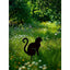 1pc Rusty Cute Cat Home Garden Stake Decoration - Cute Cat Garden Decor