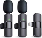 Wireless Lavalier Microphone, Type - C IPhone 15, 16, Rechargeable Wireless Microphone For Video Recording, Game Live Streaming, Interview, Vlog
