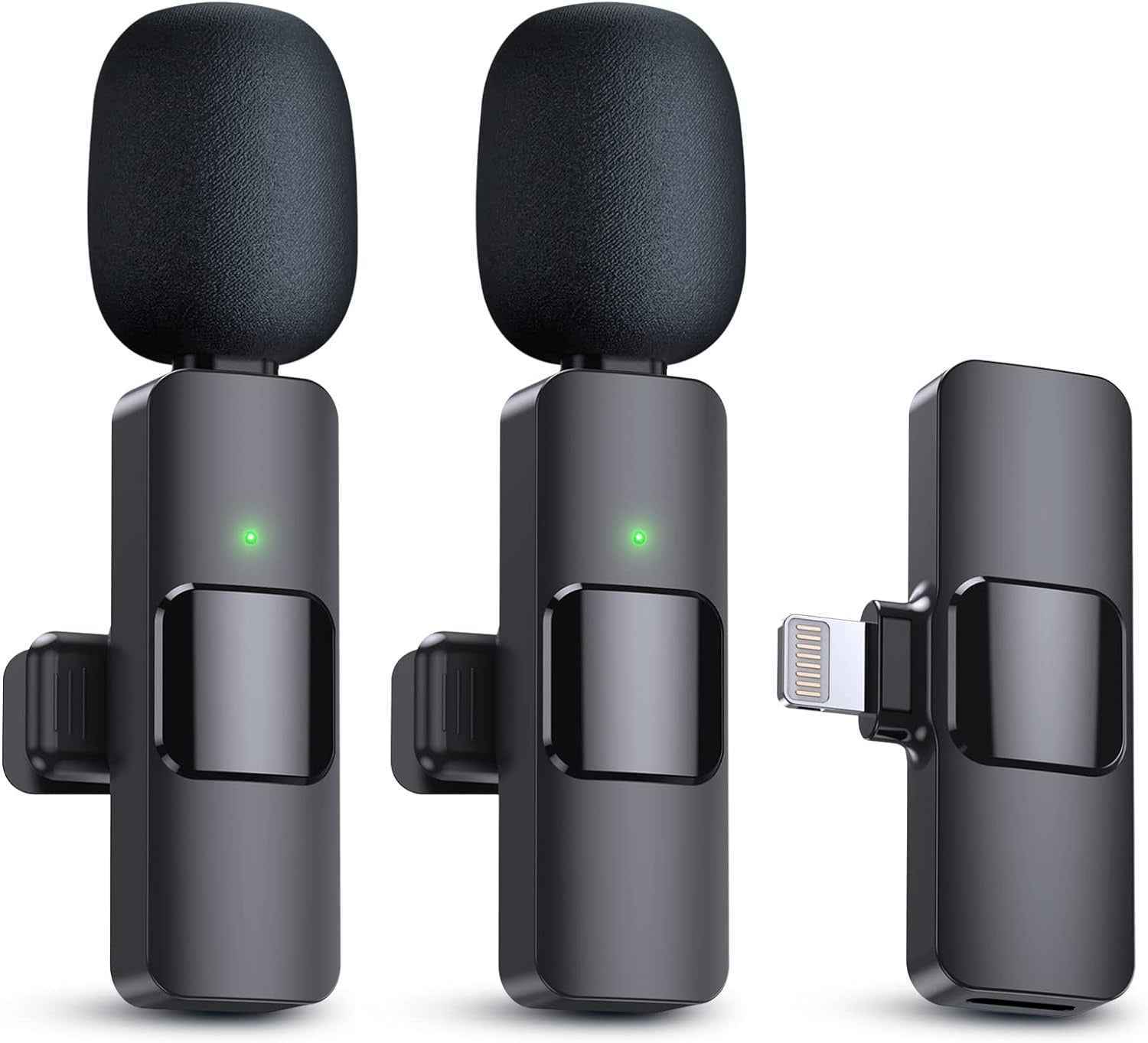 Wireless Lavalier Microphone, Type - C IPhone 15, 16, Rechargeable Wireless Microphone For Video Recording, Game Live Streaming, Interview, Vlog