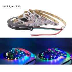 RGB 5050 Flexible Led Strip Lights SMD 12V DC For Ambient Lighting Secondary image