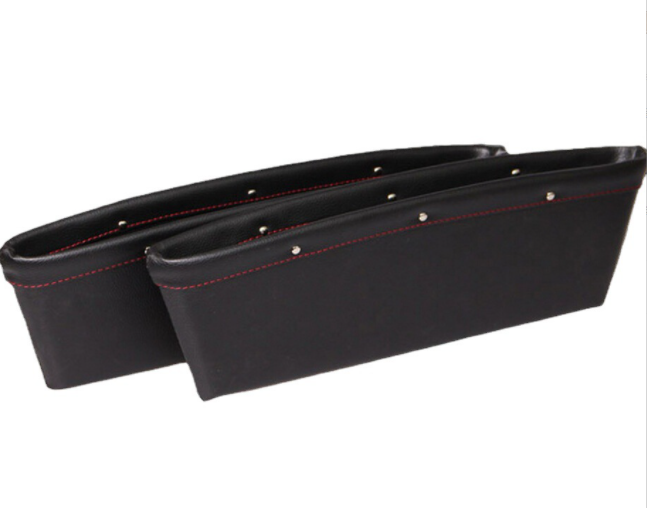 Car Seat Gap PU Leather Catch Catcher Box Caddy Slit Pocket