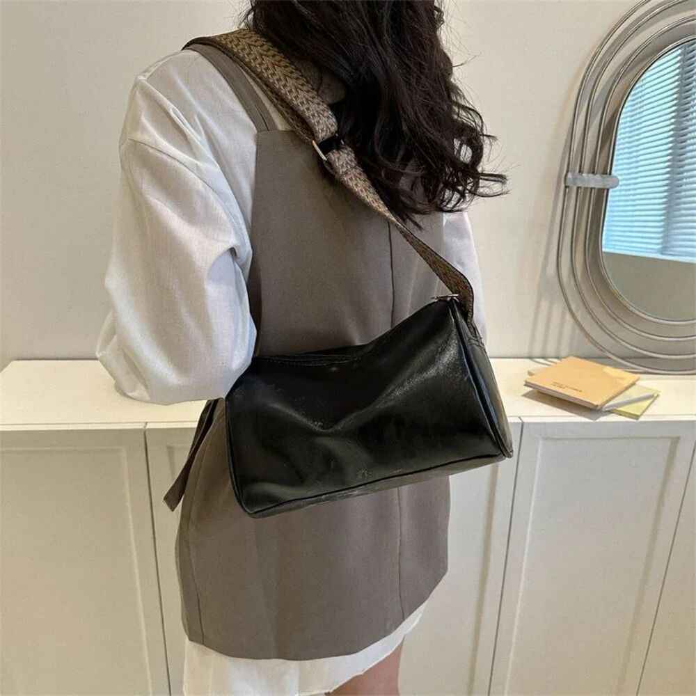 Handbags For Women Shoulder Tote Work Bag Vintage PU Leather Secondary image