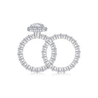 Devoted Dew Moissanite Ring Set in S925 Sterling Silver