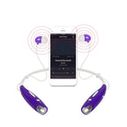 Wireless Sports Neckband Headphones Bluetooth 4.0, Lightweight Stereo Earbuds with Noise Cancellation, Long Battery Life, Hands-Free Calling, Multiple Colors