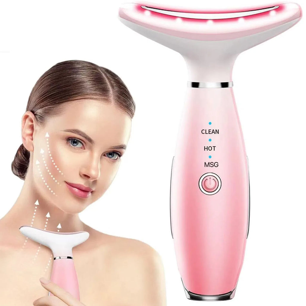 Neck Face Massager 3 In 1 Facial Tool With Thermals And Vibration