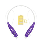Wireless Sports Neckband Headphones Bluetooth 4.0, Lightweight Stereo Earbuds with Noise Cancellation, Long Battery Life, Hands-Free Calling, Multiple Colors
