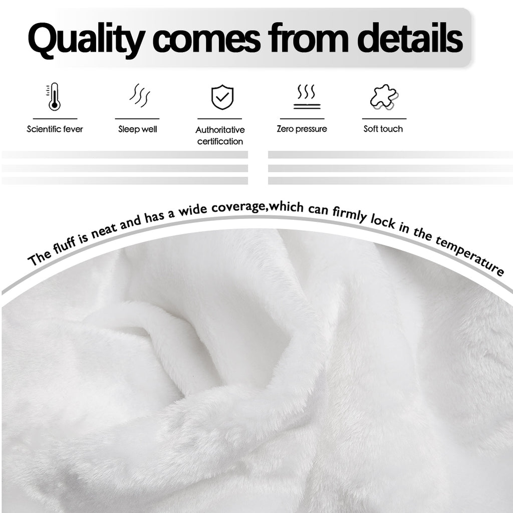 Quality comes from details - Scientific fever, Sleep well, Authoritative certification, Zero pressure, Soft touch features.
