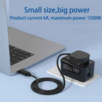 Universal Travel Adapter, Portable Worldwide All-in-One Plug Adapter With 3 USB