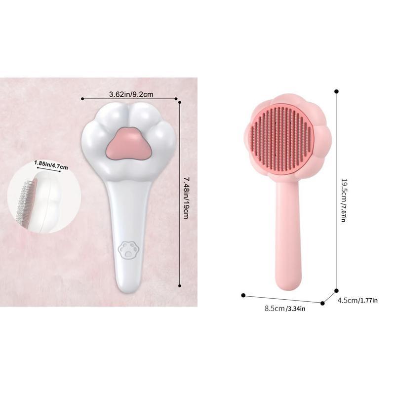 Pet Massage Hair Removal Comb Paw Shaped Grooming Brush For Dogs