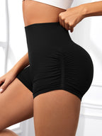 Moisture Wicking Gym Shorts for Women – High-Waisted Seamless Workout Shorts