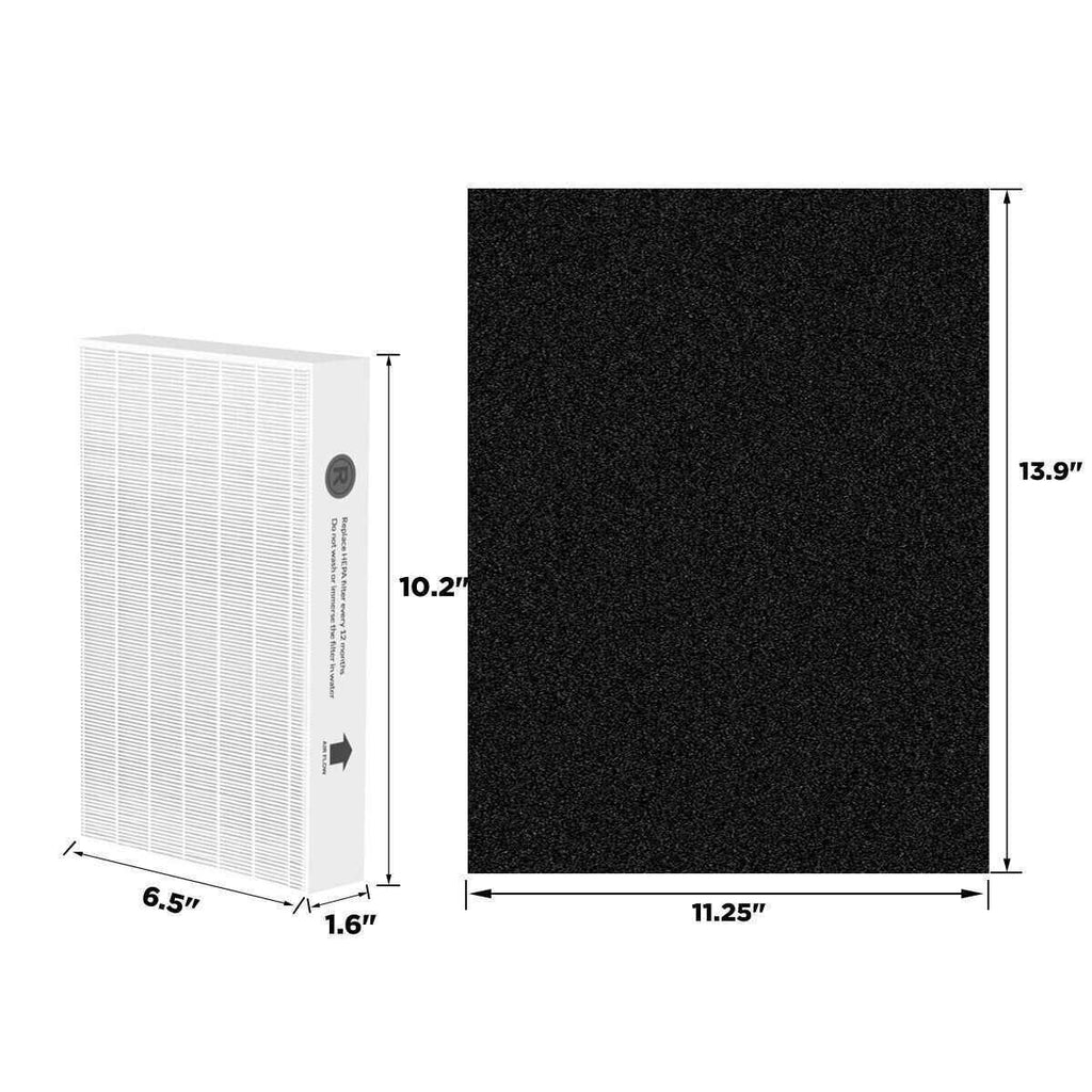 Honeywell HEPA Carbon Filter Replacement for HPA200 HPA250 Air Purifiers
