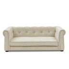 Elegant Rectangular Pet Bed For Medium And Large Dogs Cozy Foam Lounge