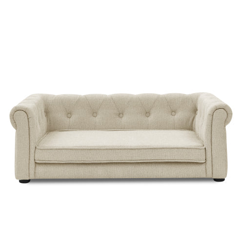 Elegant Rectangular Pet Bed For Medium And Large Dogs Cozy Foam Lounge