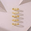 Starlight Golden Melody Ring Set S925 Silver And Gold-Plated Moissanite