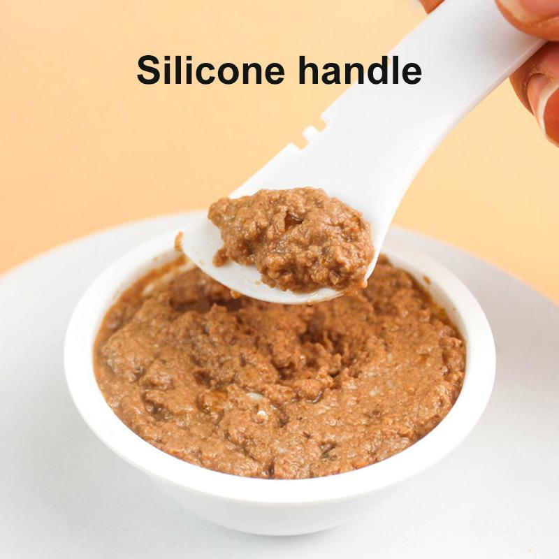 Pet Canned Spoon Jar Opener For Wet And Dry Pet Food Feeding