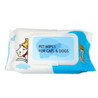 Dog Cat Pet Wet Wipes – Plant-Based Unscented Cleaning & Deodorizing