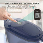 DP06Water Filter Jug Water Pitcher Purifier Cartridge Electronic Indicator 10Cup