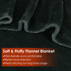 1Pc  59x31in USB Heated Blanket Electric Heated Blanket Heated Poncho Shawl Wrap Throw With Zipper Washable For Home Office No Power Bank Compatible With CJCD2415461 image