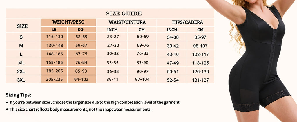 Fajas Colombiana Shapewear, Elegant Bodysuit Faja Shaper