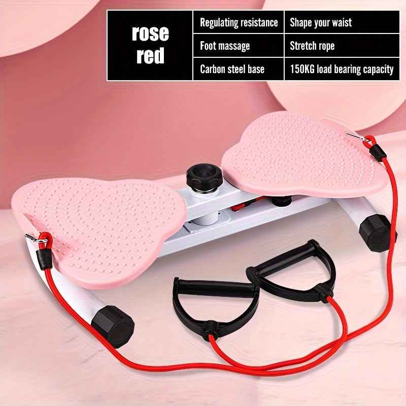 Waist Twist Exercise Machine, A Machine Designed For Weight Loss And Core Abdominal Exercises, With Foot Massage And Weight Loss Capabilities. It Is A Noise Free Home Gym Exercise Equipment For Both M