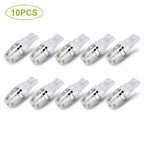 10PCS T10 LED Bulbs 6000K White for Interior & License Lights