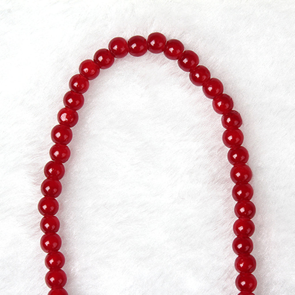 Red Agate Beaded Good Lock Bracelet Amulet For Daily Energy